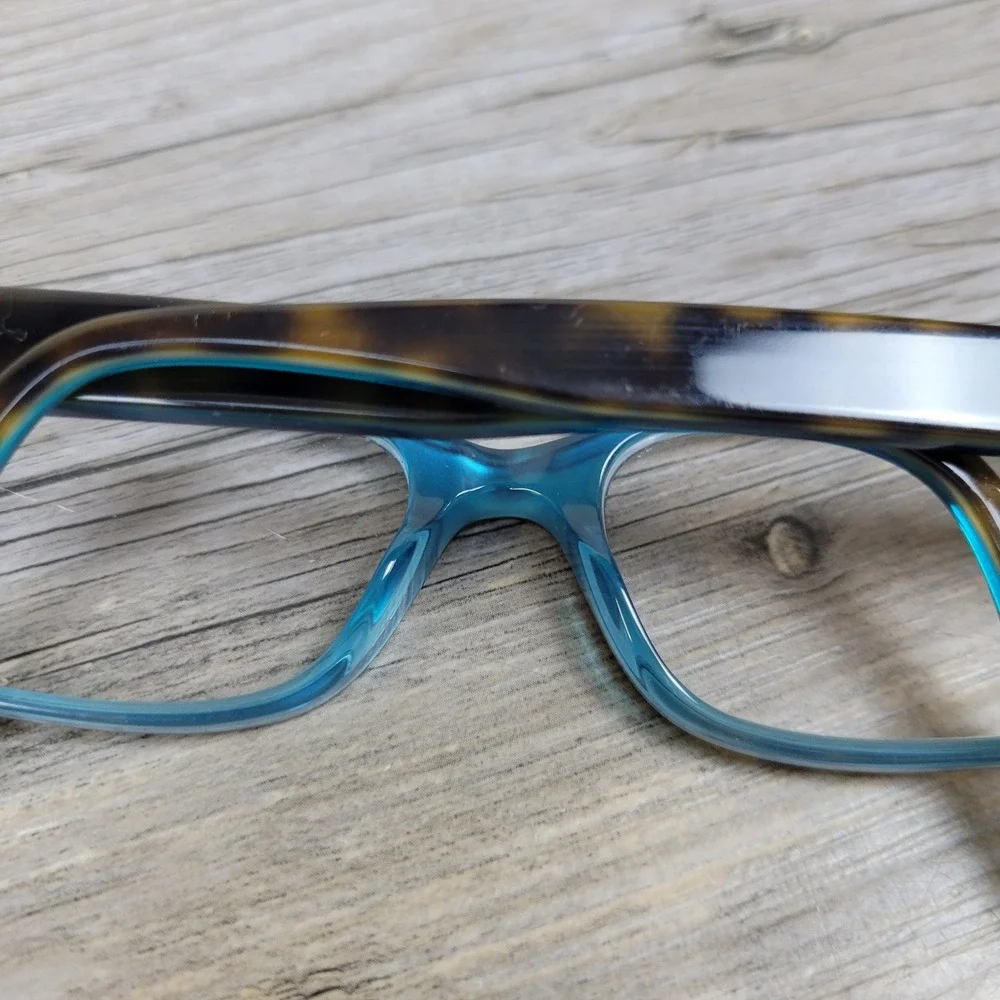 Coach Eyeglasses Frames HC 6040 Brooklyn 5116 Dark Tortoise Teal Women 50-16-135